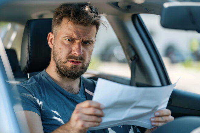 Image d'illustration. Automobiliste voiture document