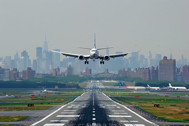 Image d'illustration. Avion atterrissage