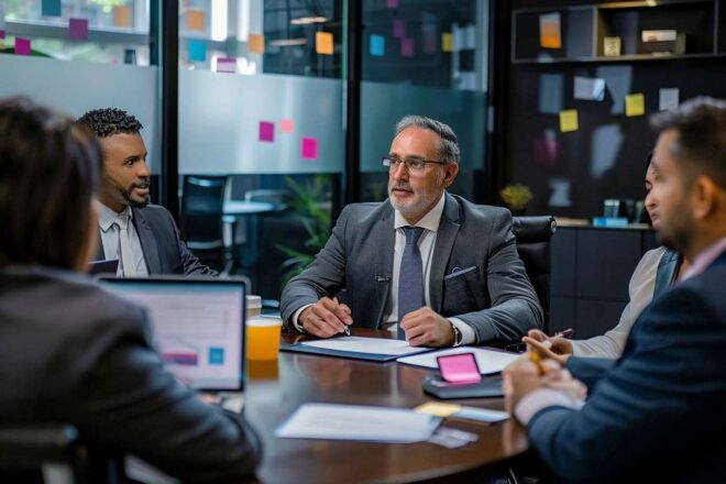 Réunion travail affaire