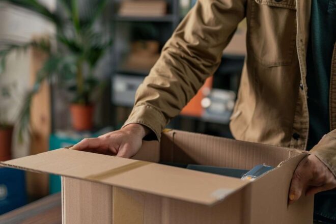 Image d'illustration. Faire ses cartons, travail, démissionner