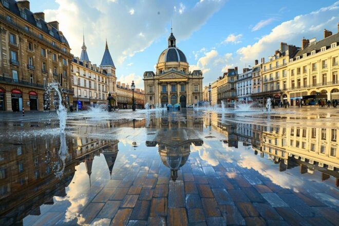 Image d'illustration. Place ville bordeaux