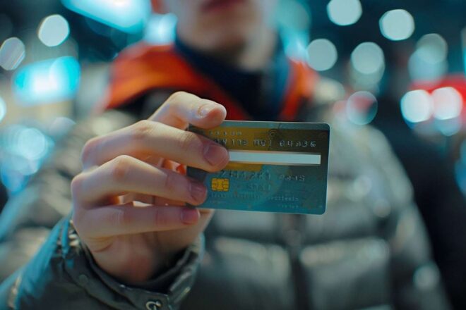 Image d'illustration. Gros plan sur une carte bancaire