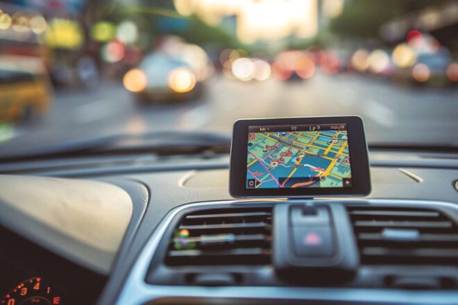 Image d'illustration. Gps voiture