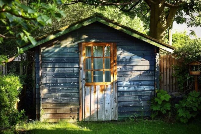 Image d'illustration. Abri de jardin rustique
