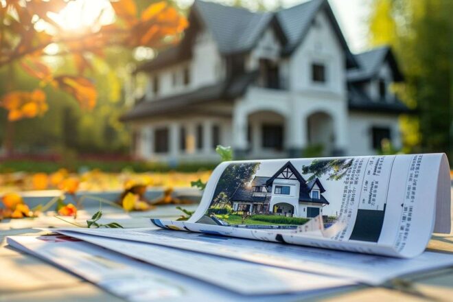 Brochure immobile avec maison charmante