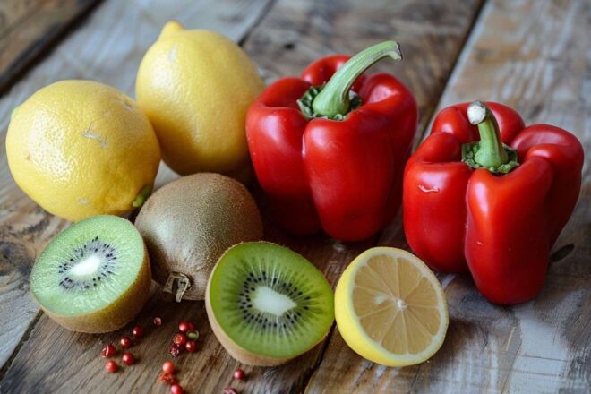 Image d'illustration. Des aliments riches en vitamines.
