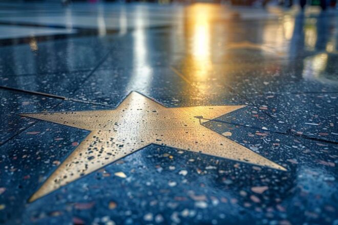 Image d'illustration. Une étoile à Hollywood