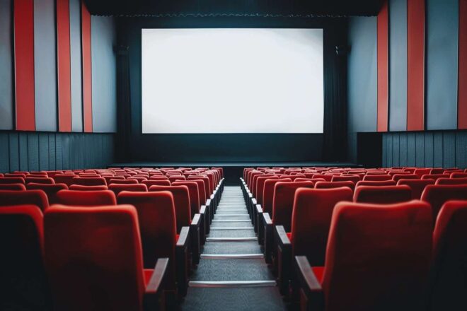 Salle de cinéma vide