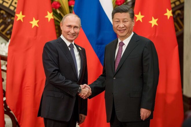xi poutine russie chine