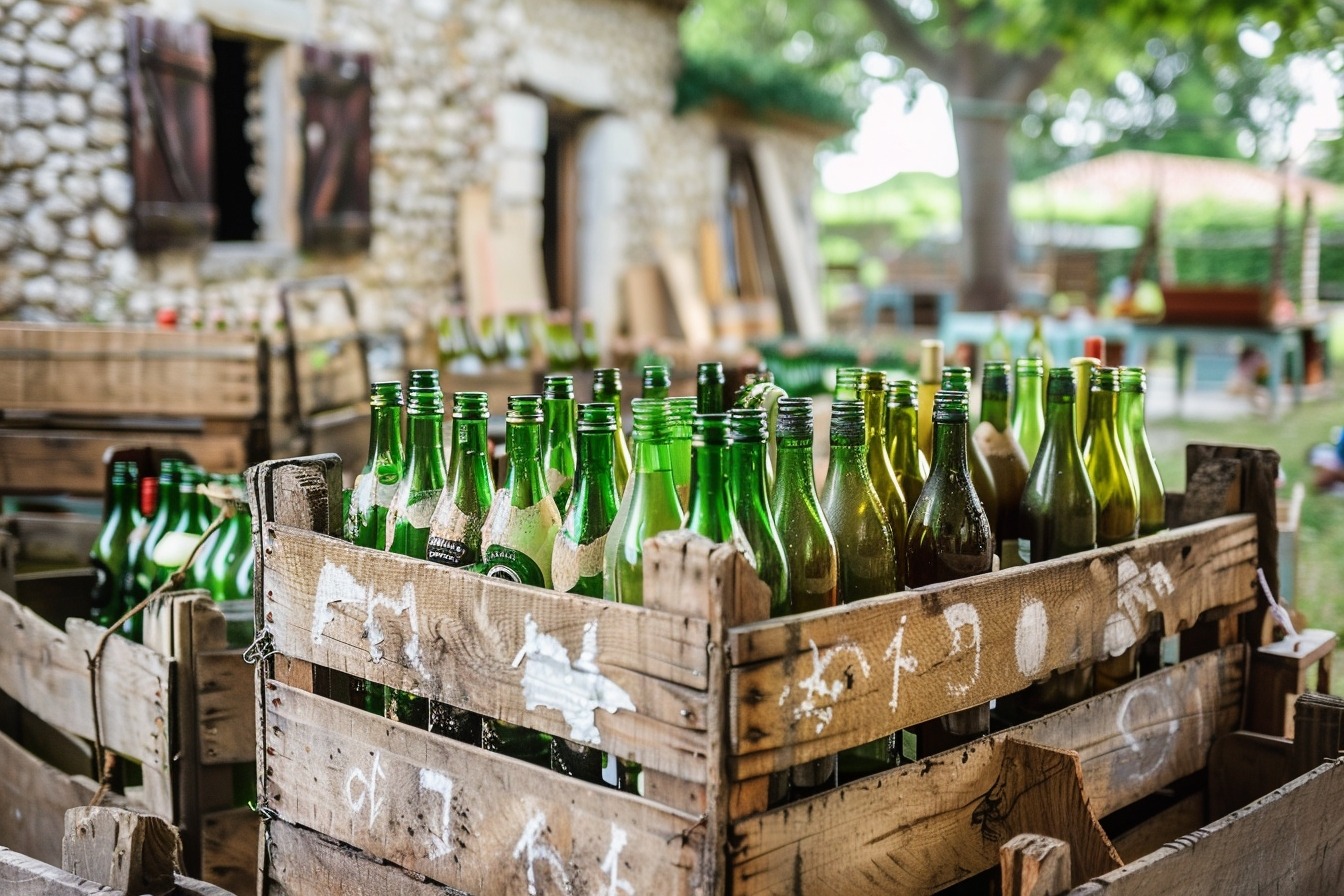 Image d'illustration. Ecologie bouteilles en verre