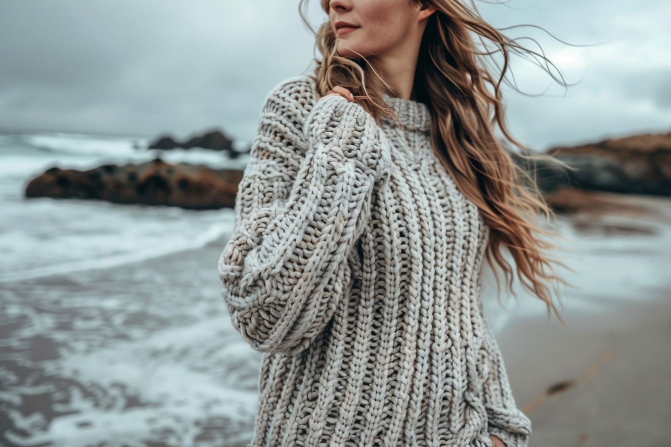 Image d'illustration. Meteo fraicheur plage femme