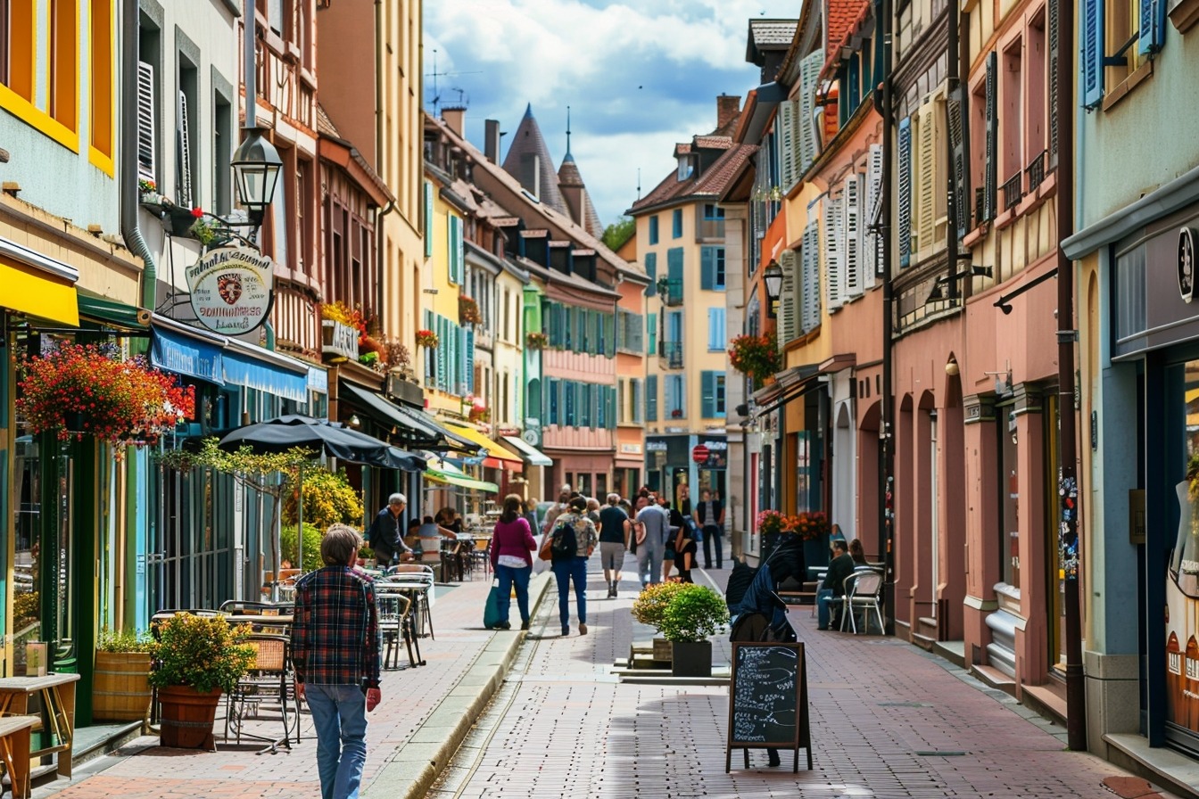 Image d'illustration. Ville alsacienne