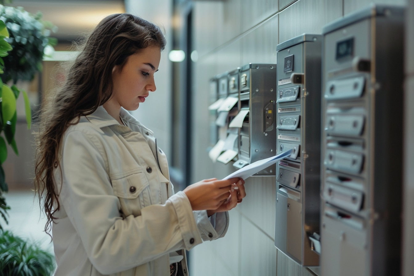 Image d'illustration. une femme réceptionne son courrier