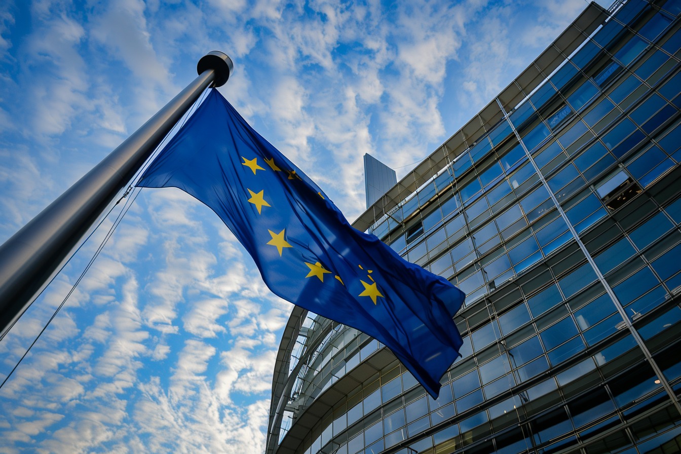Image d'illustration. Drapeau union europeenne