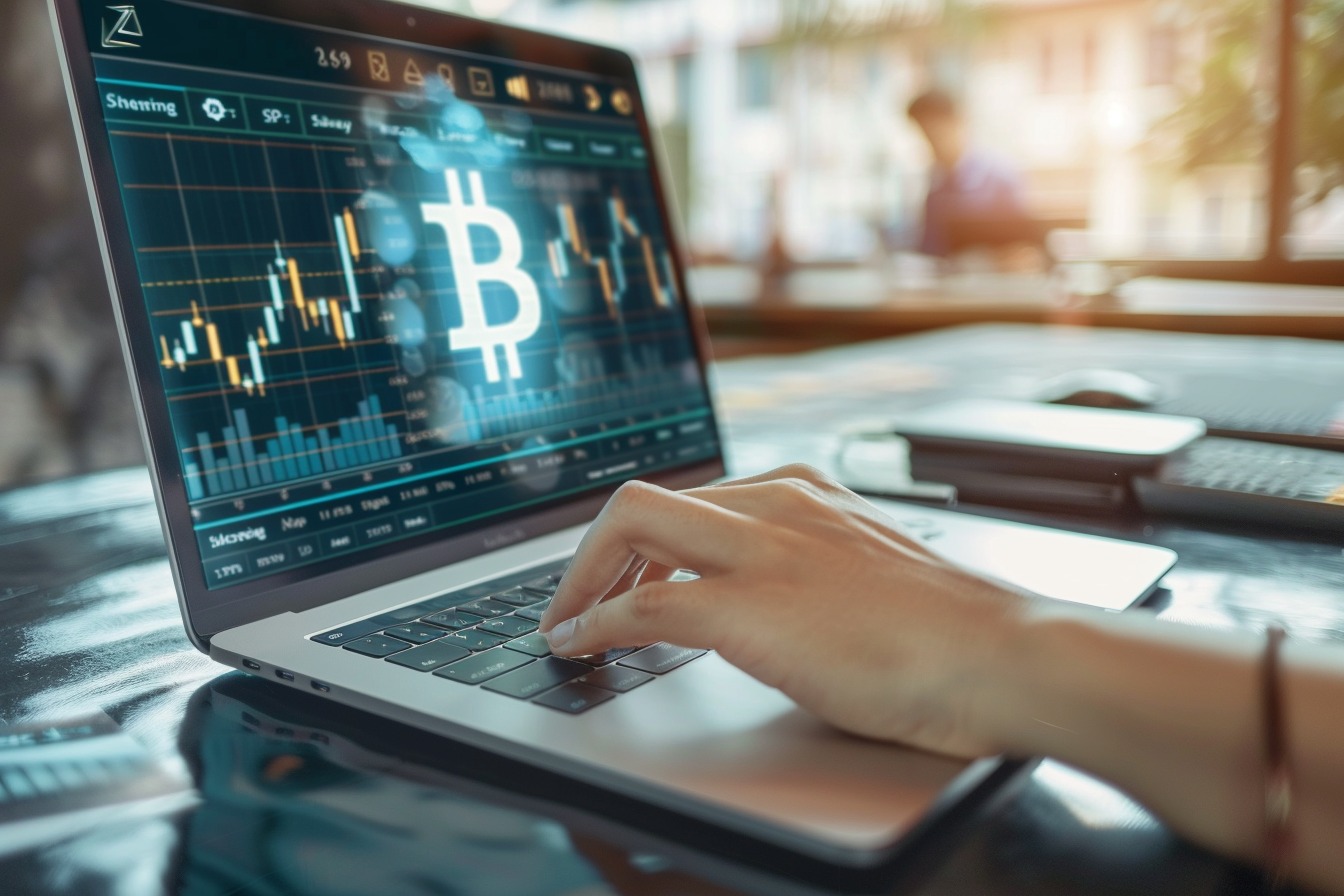 Image d'illustration. Cryptomonnaie bitcoin