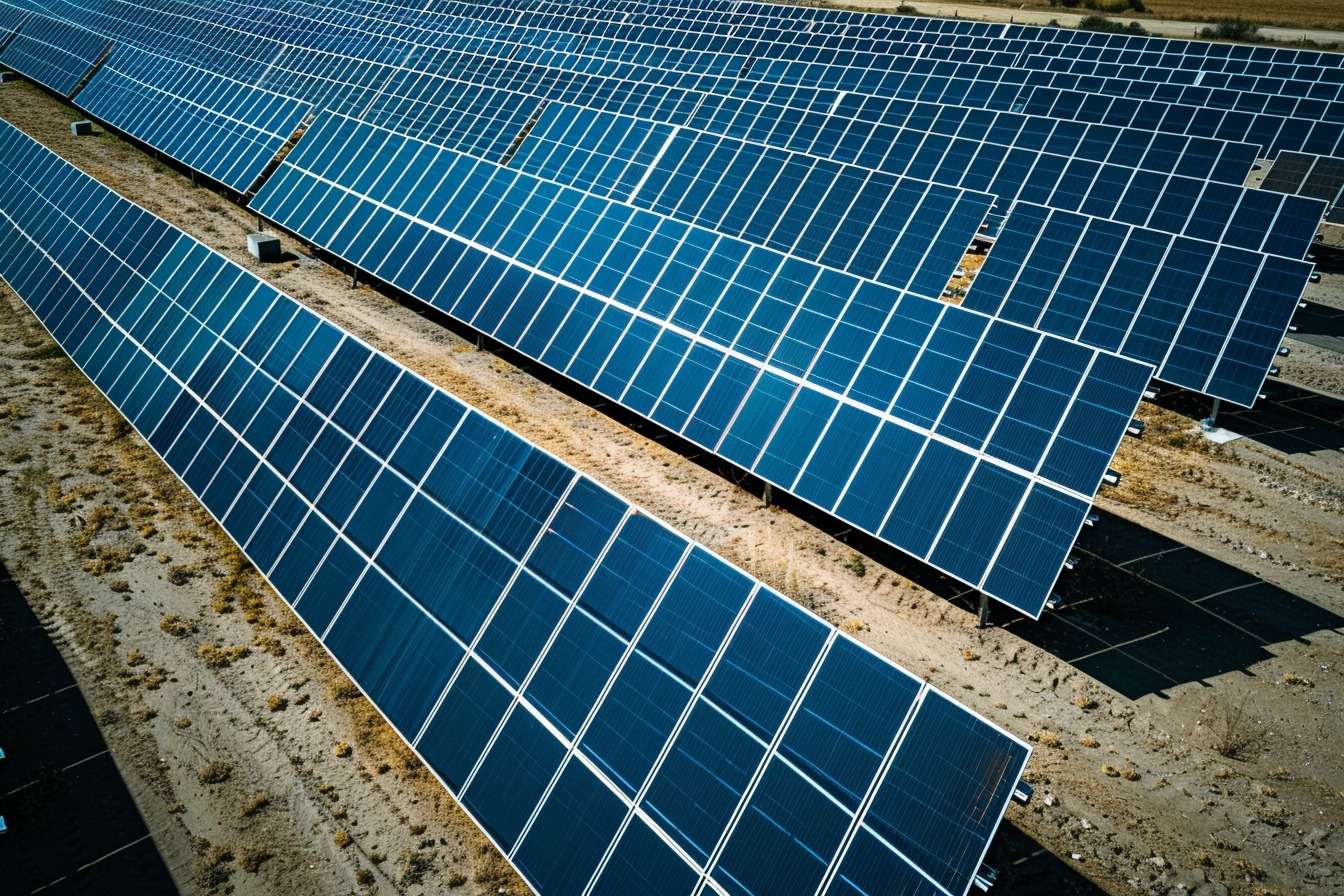Image d'illustration. Panneaux solaires energie durable