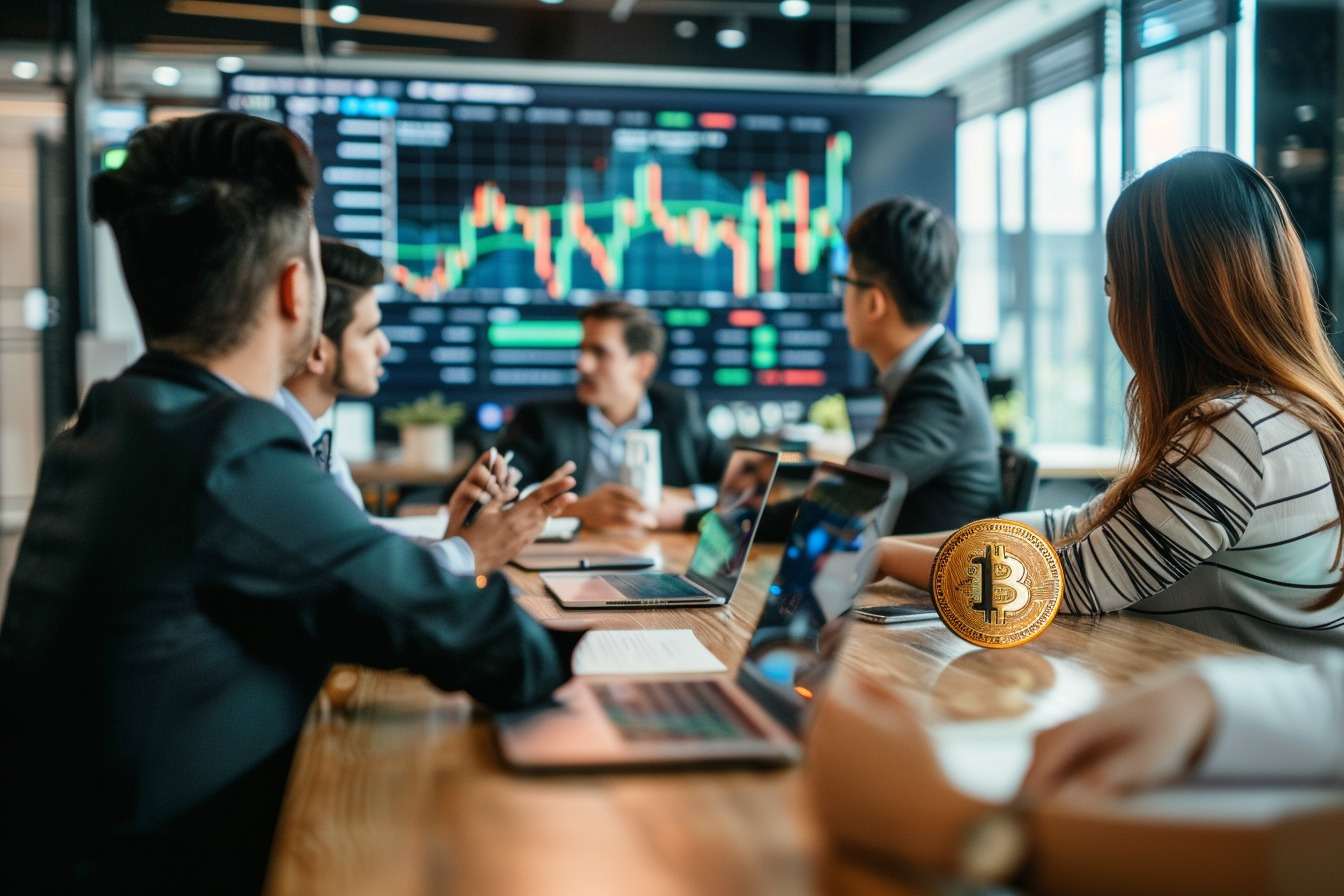 Image d'illustration. Bitcoins et cryptomonnaies
