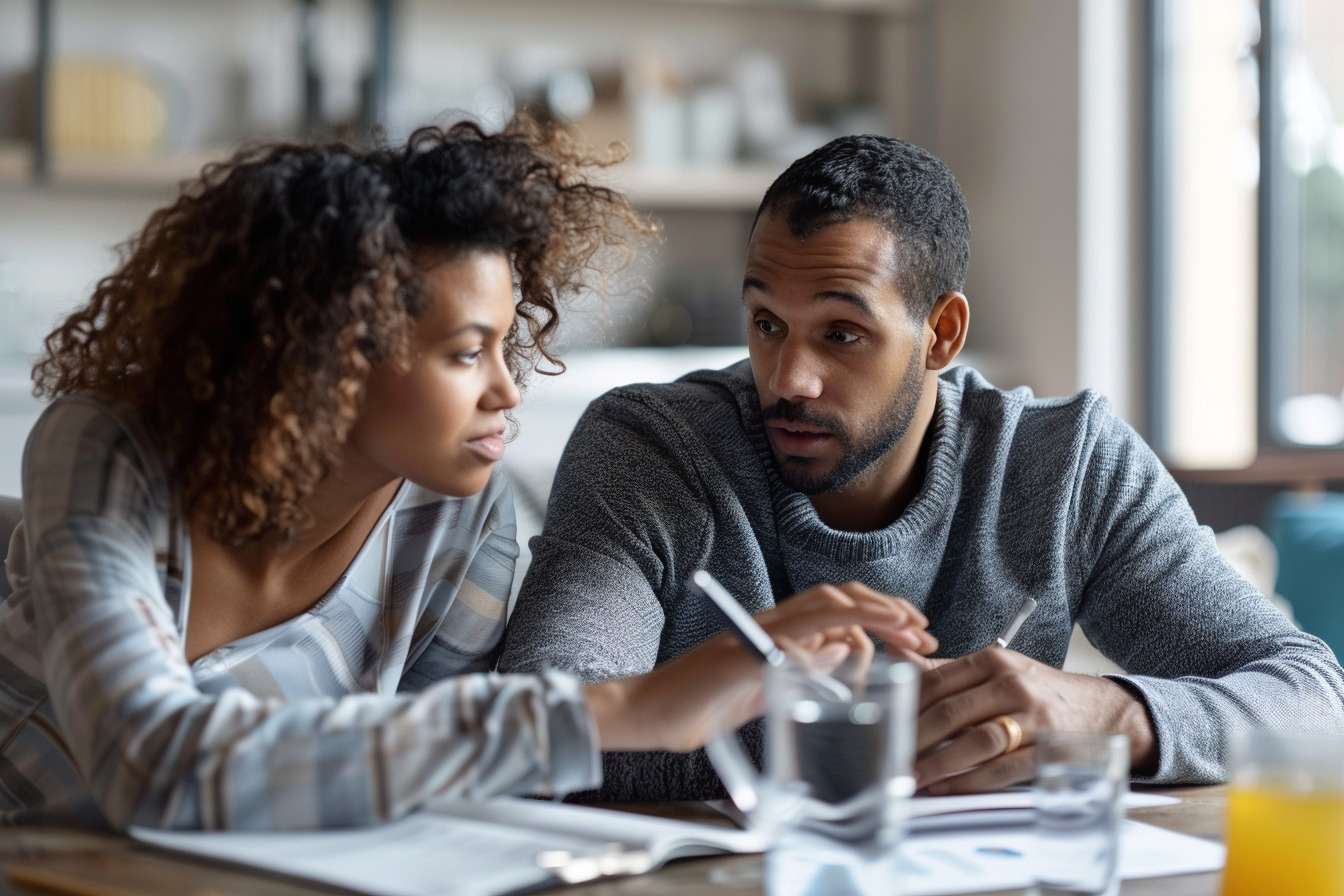 Image d'illustration. Un couple discute de son divorce