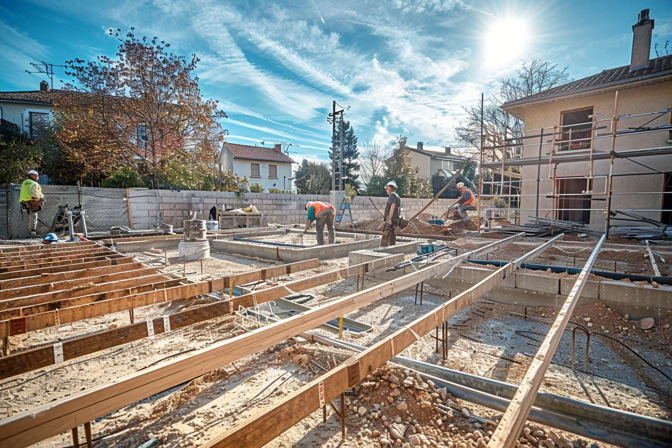 Image d'illustration. Travaux de construction maison neuve