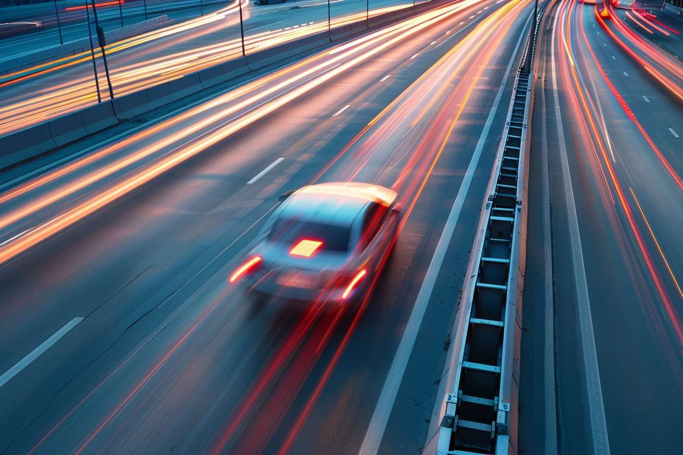 Vitesse voiture route