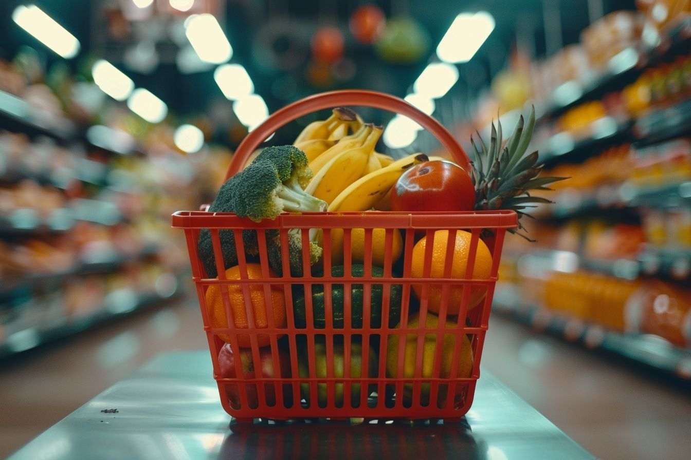 Image d'illustration. Achats en supermarché.