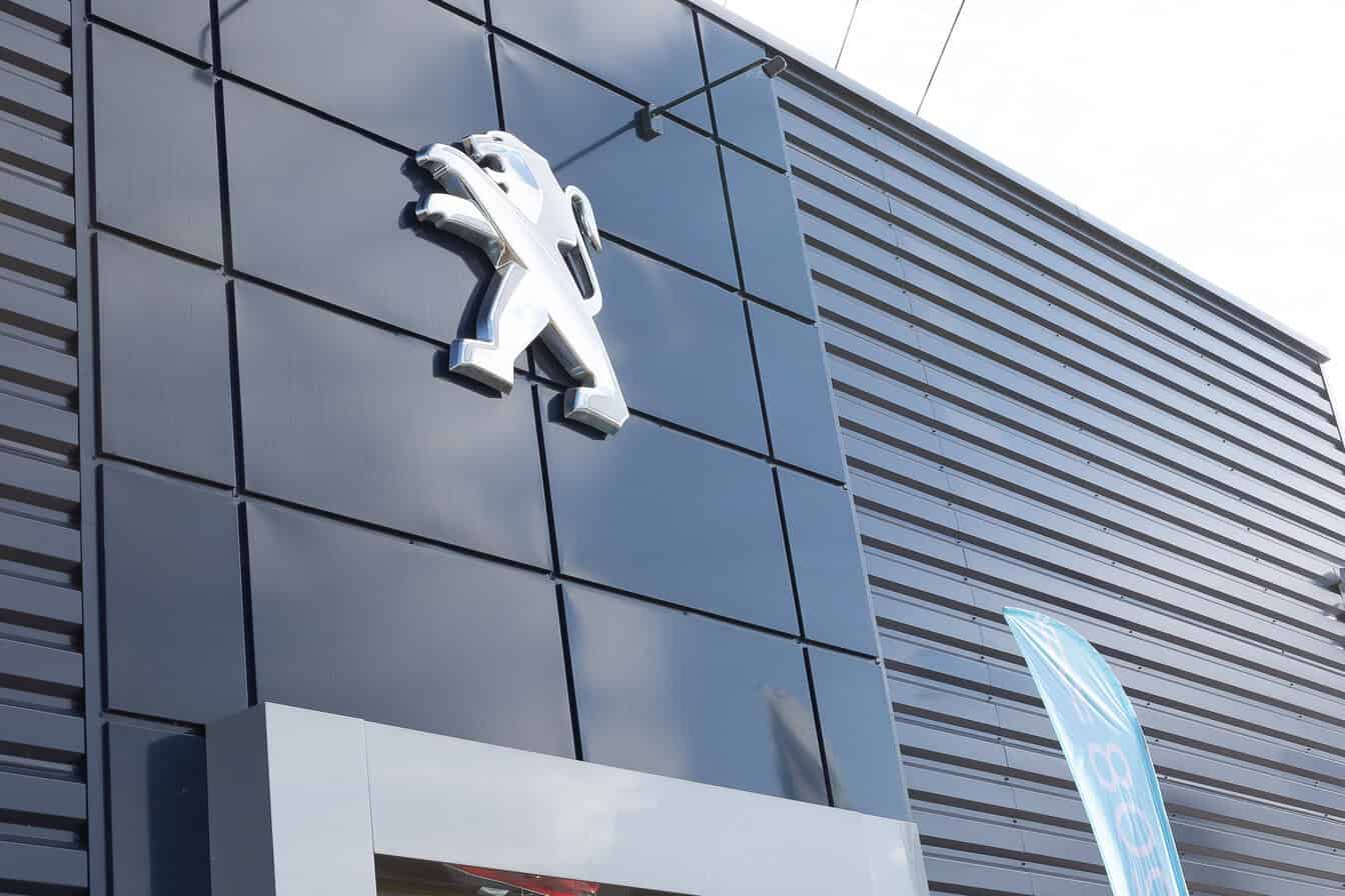 Image d'illustration. Concessionnaire Peugeot