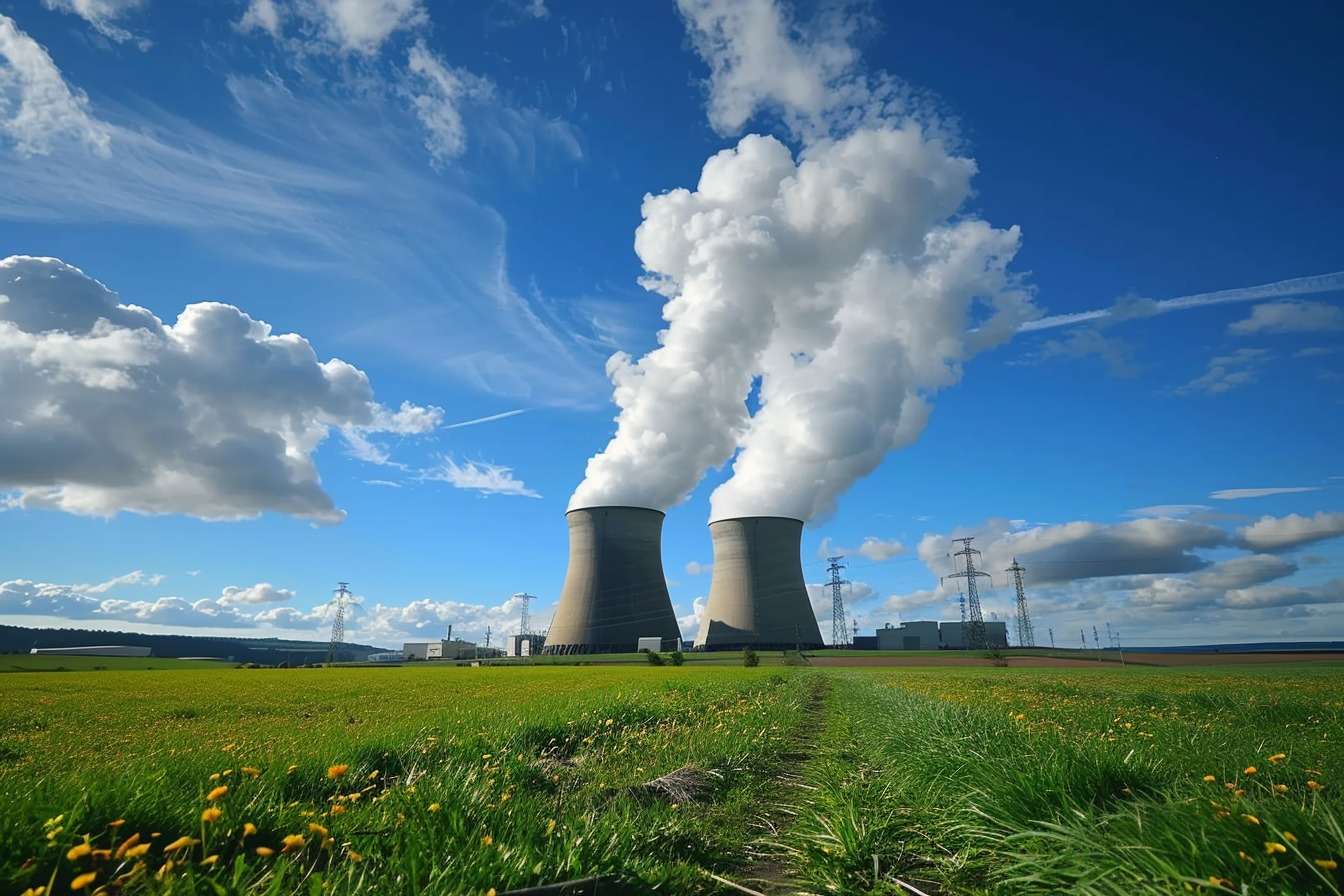 Image d'illustration. Centrale nucleaire energie