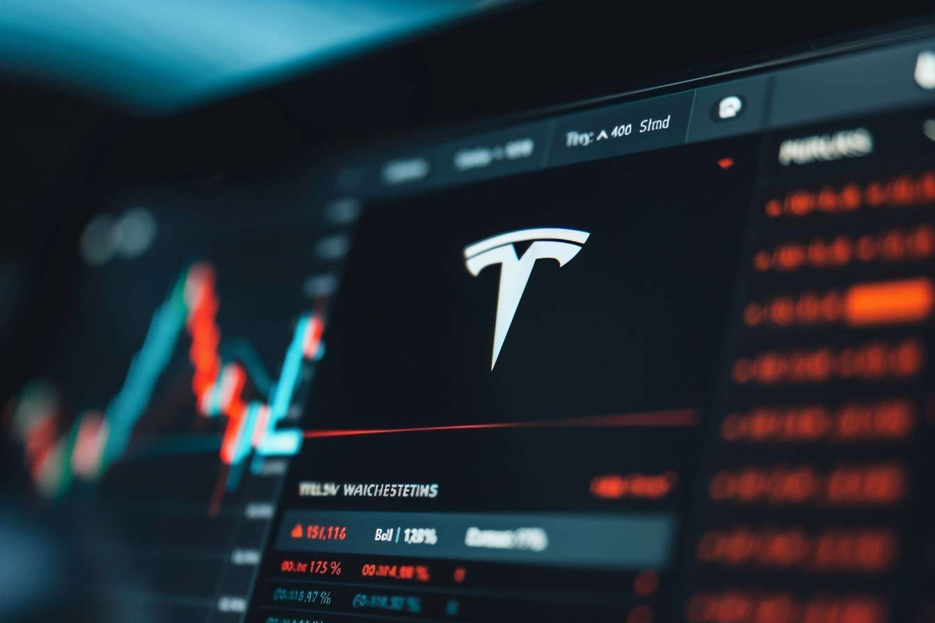 Image d'illustration. Tesla actions bourse