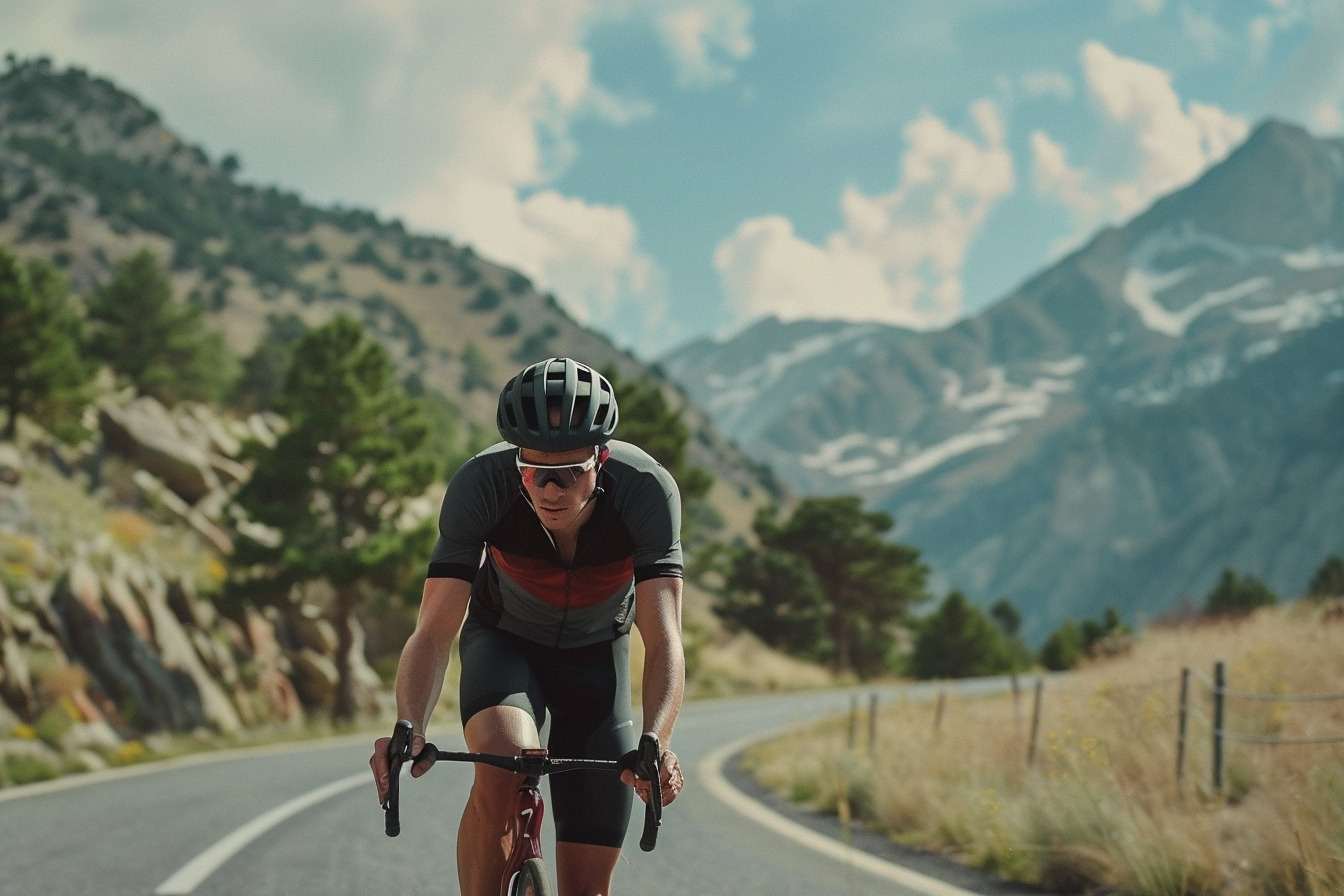 Image d'illustration. Un cycliste bien protégé.