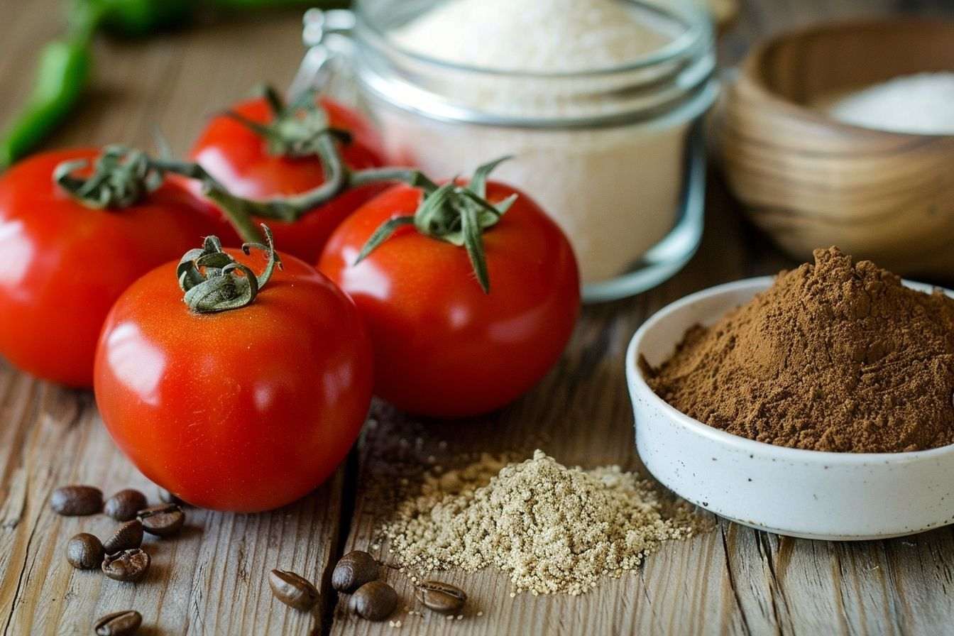 Image d'illustration. Tomates rouges, café et poudre de riz sont les ingrédients d'un masque étonnant.