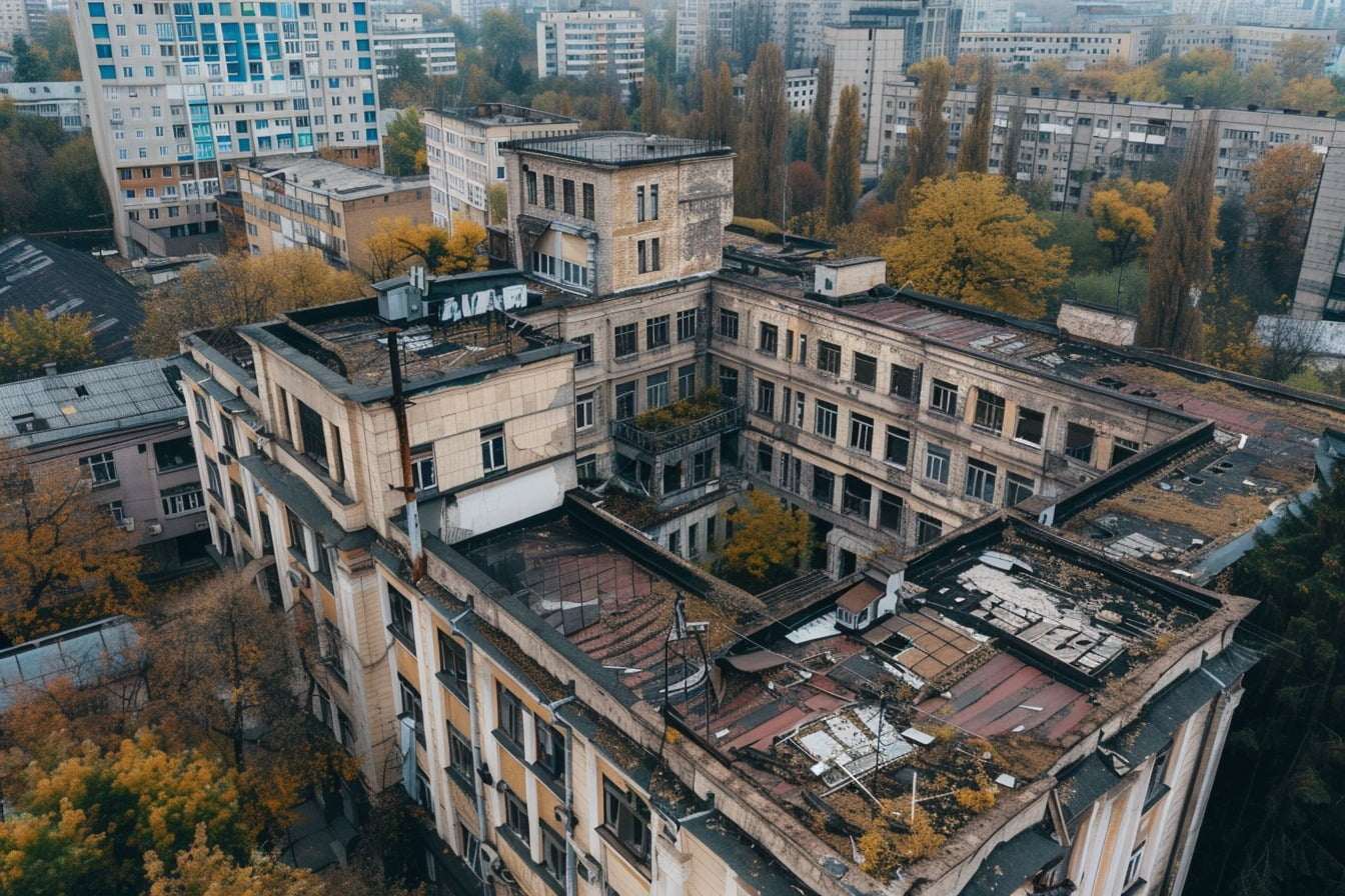 Image d'illustration. Ukraine ruines