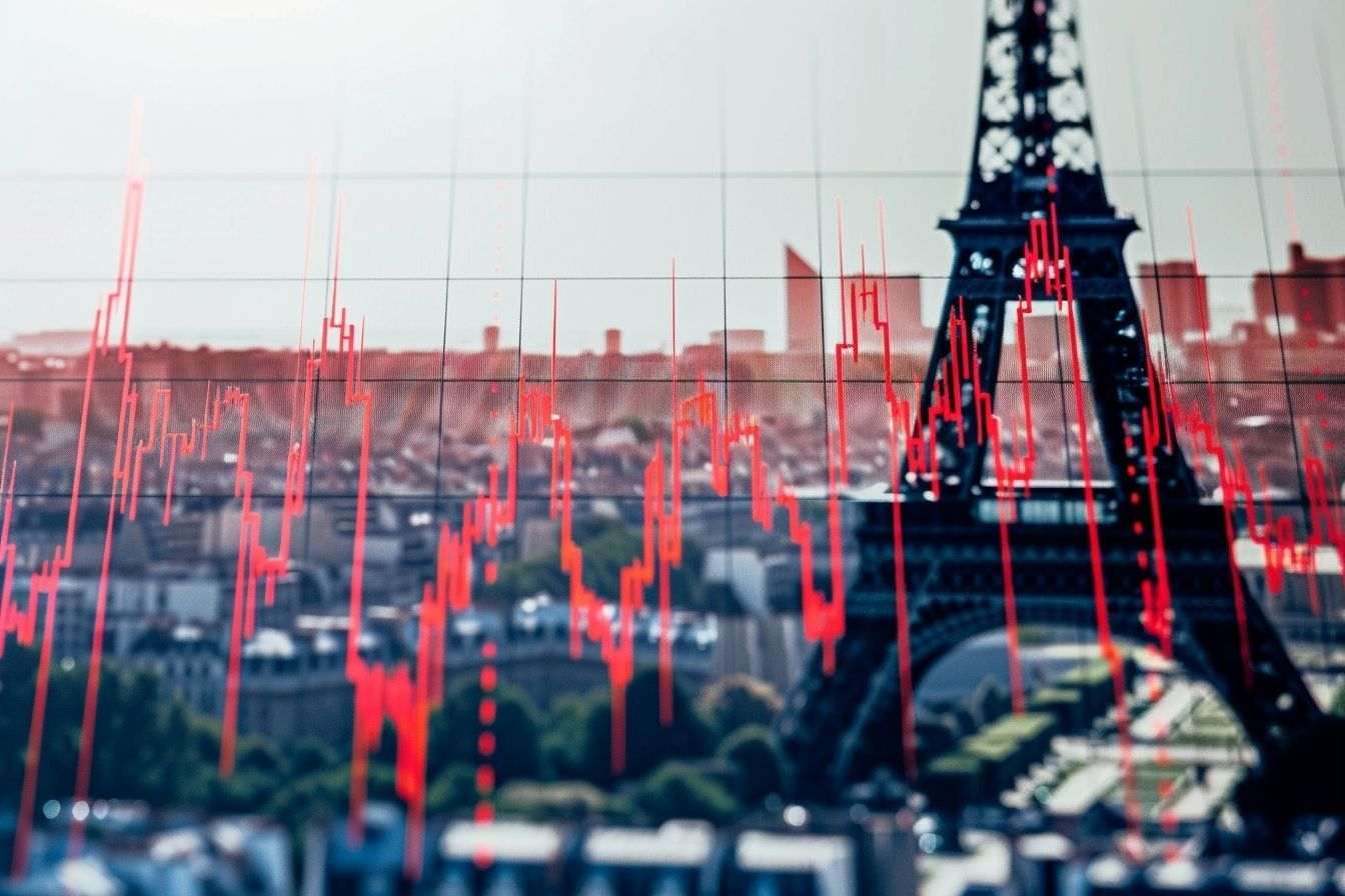 Graphique de croissance économique de la france