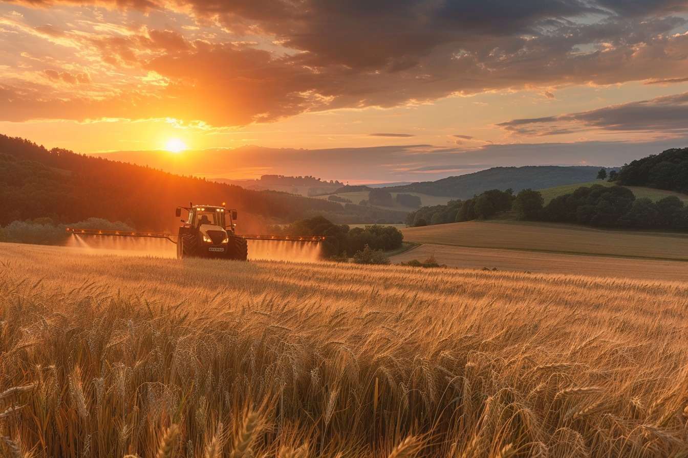 Tracteur pesticides