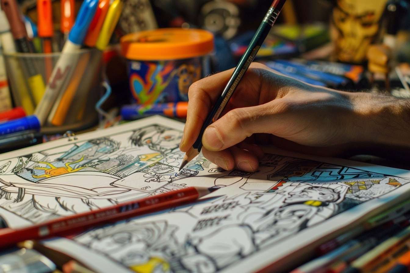 Illustration bd bande dessinée